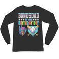 Baseball Ice Cream Drip Bonus Dad Of The Birthday Boy Unisex Long Sleeve T-Shirt