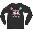 Baseball Ice Cream Drip Number 23 Player 23rd Birthday Unisex Long Sleeve T-Shirt Baseball Ice Cream Drip Number 23 Player 23rd Birthday Unisex Long Sleeve T-Shirt