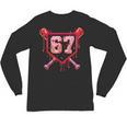 Baseball Ice Cream Drip Number 67 Meme Valentine Couple Love Unisex Long Sleeve T-Shirt Baseball Ice Cream Drip Number 67 Meme Valentine Couple Love Unisex Long Sleeve T-Shirt