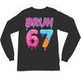 Baseball Ice Cream Drip Number 67 Player Or 67th Birthday Unisex Long Sleeve T-Shirt Baseball Ice Cream Drip Number 67 Player Or 67th Birthday Unisex Long Sleeve T-Shirt