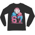 Baseball Ice Cream Drip Six Seven Gen Alpha Meme 67 Unisex Long Sleeve T-Shirt Baseball Ice Cream Drip Six Seven Gen Alpha Meme 67 Unisex Long Sleeve T-Shirt