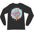 Baseball Ice Cream Heart Sunglasses Youth Boys Valentine Unisex Long Sleeve T-Shirt