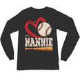 Baseball Nannie Baseball Heart Family Matching Unisex Long Sleeve T-Shirt