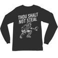 Baseball Player Catcher Thou Shalt Not Steal Coach Baseball Unisex Long Sleeve T-Shirt Baseball Player Catcher Thou Shalt Not Steal Coach Baseball Unisex Long Sleeve T-Shirt