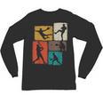 Baseball Player Collage Men Kids Coach Youth Boys Unisex Long Sleeve T-Shirt