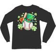 Baseball St Patricks Day Lucky Baseball Player Shamrock Unisex Long Sleeve T-Shirt Baseball St Patricks Day Lucky Baseball Player Shamrock Unisex Long Sleeve T-Shirt