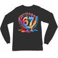Baseball Stuff Six Seven 67 Ice Cream Drip 6 7 Baseball Kids Unisex Long Sleeve T-Shirt Baseball Stuff Six Seven 67 Ice Cream Drip 6 7 Baseball Kids Unisex Long Sleeve T-Shirt