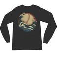 Baseball Waves Ocean Sports Baseball Fans Unisex Long Sleeve T-Shirt Baseball Waves Ocean Sports Baseball Fans Unisex Long Sleeve T-Shirt