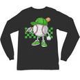 Boys St Patricks Day Baseball Player Pitcher Coach Kids Unisex Long Sleeve T-Shirt Boys St Patricks Day Baseball Player Pitcher Coach Kids Unisex Long Sleeve T-Shirt