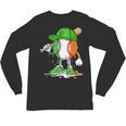 Boys St Patricks Day Kids Baseball Player Ice Cream Drip Unisex Long Sleeve T-Shirt Boys St Patricks Day Kids Baseball Player Ice Cream Drip Unisex Long Sleeve T-Shirt