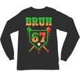 Bruh 67 Baseball Christmas Gingerbread Drip Number 67 Player Unisex Long Sleeve T-Shirt Bruh 67 Baseball Christmas Gingerbread Drip Number 67 Player Unisex Long Sleeve T-Shirt