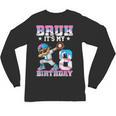 Bruh It's My 8th Birthday Baseball Ice Cream Drip 8 Year Old Unisex Long Sleeve T-Shirt Bruh It's My 8th Birthday Baseball Ice Cream Drip 8 Year Old Unisex Long Sleeve T-Shirt