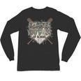 Camo 100 Days Of School Baseball Home Plate Drip Boy Kids Unisex Long Sleeve T-Shirt