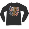 Checkered Leopard Game Day Baseball Men Women Kids Unisex Long Sleeve T-Shirt Checkered Leopard Game Day Baseball Men Women Kids Unisex Long Sleeve T-Shirt