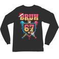 Christmas Gingerbread Bruh 67 Baseball Ice Cream Drip Kids Unisex Long Sleeve T-Shirt Christmas Gingerbread Bruh 67 Baseball Ice Cream Drip Kids Unisex Long Sleeve T-Shirt