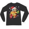 Christmas Gingerbread Man Baseball Player Catcher Unisex Long Sleeve T-Shirt Christmas Gingerbread Man Baseball Player Catcher Unisex Long Sleeve T-Shirt