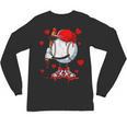 Cute Dripping Baseball Lover Valentines Day Boys Kids Unisex Long Sleeve T-Shirt Cute Dripping Baseball Lover Valentines Day Boys Kids Unisex Long Sleeve T-Shirt