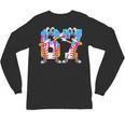 Dabbing Baseball Ice Cream Drip Number 67 Birthday Party Unisex Long Sleeve T-Shirt