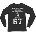 How Many Days A Week 6 7 67 Meme Baseball Humor Unisex Long Sleeve T-Shirt How Many Days A Week 6 7 67 Meme Baseball Humor Unisex Long Sleeve T-Shirt