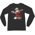 Dominican Santa Christmas Beisbol Baseball Dominicano Unisex Long Sleeve T-Shirt