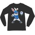 Dripping Drip Baseball Rabbit Bunny Easter Men Boy Kid Unisex Long Sleeve T-Shirt