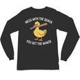 Duck And Baseball Bat Mess With The Quack You Get Whack Unisex Long Sleeve T-Shirt Duck And Baseball Bat Mess With The Quack You Get Whack Unisex Long Sleeve T-Shirt