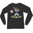 Goat Baseball Player With Bat And Ball Drip Animal Sports Unisex Long Sleeve T-Shirt Goat Baseball Player With Bat And Ball Drip Animal Sports Unisex Long Sleeve T-Shirt