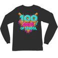 Happy 100 Days Of School Costume Baseball Drip Ice Cream Unisex Long Sleeve T-Shirt Happy 100 Days Of School Costume Baseball Drip Ice Cream Unisex Long Sleeve T-Shirt