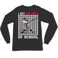 I Hit 100 Days Of School Baseball 100th Day Boys Kids Unisex Long Sleeve T-Shirt