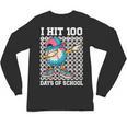 I Hit 100 Days Of School Baseball Ice Cream Drip Boys Girls Unisex Long Sleeve T-Shirt I Hit 100 Days Of School Baseball Ice Cream Drip Boys Girls Unisex Long Sleeve T-Shirt