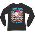 I Hit 100 Days Of School Baseball Ice Cream Drip Unisex Long Sleeve T-Shirt I Hit 100 Days Of School Baseball Ice Cream Drip Unisex Long Sleeve T-Shirt