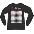 I Hit 100 Days Of School Baseball Lover Teacher Student Unisex Long Sleeve T-Shirt I Hit 100 Days Of School Baseball Lover Teacher Student Unisex Long Sleeve T-Shirt
