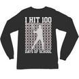 I Hit 100 Days Of School Boys Kids 100th Day Balls Baseball Unisex Long Sleeve T-Shirt I Hit 100 Days Of School Boys Kids 100th Day Balls Baseball Unisex Long Sleeve T-Shirt