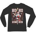 Ho Ho Home Run Baseball Christmas Holiday Sports Santa Unisex Long Sleeve T-Shirt Ho Ho Home Run Baseball Christmas Holiday Sports Santa Unisex Long Sleeve T-Shirt