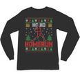 Ho Ho Homerun Xmas Sports Player Baseball Ugly Christmas Unisex Long Sleeve T-Shirt Ho Ho Homerun Xmas Sports Player Baseball Ugly Christmas Unisex Long Sleeve T-Shirt