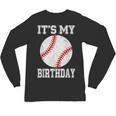 It’s My Birthday Baseball Vintage Style Unisex Long Sleeve T-Shirt