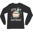 Its My Birthday Vintage Baseball Celebration For Men Kids Unisex Long Sleeve T-Shirt Its My Birthday Vintage Baseball Celebration For Men Kids Unisex Long Sleeve T-Shirt
