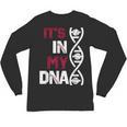 ITS In My DNA Baseball Sport Player Saying Unisex Long Sleeve T-Shirt