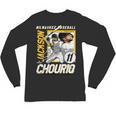 Jackson Chourio Milwaukee MLB Baseball Player MLBJCH203M Unisex Long Sleeve T-Shirt Jackson Chourio Milwaukee MLB Baseball Player MLBJCH203M Unisex Long Sleeve T-Shirt