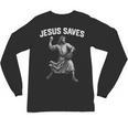 Jesus Saves Shirt Religious Christian Faith Baseball Unisex Long Sleeve T-Shirt Jesus Saves Shirt Religious Christian Faith Baseball Unisex Long Sleeve T-Shirt