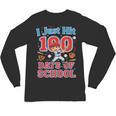 I Just Hit 100 Days Of School Baseball 100th Day Boys Kids Unisex Long Sleeve T-Shirt