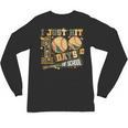 I Just Hit 100 Days Of School Camo Baseball Boy Kids Teacher Unisex Long Sleeve T-Shirt