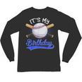 Kids 8th Baseball Birthday Party Boys Sport Fan 8 Years Old Unisex Long Sleeve T-Shirt