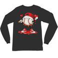 Kids Valentine Baseball Boys Valentines Day Tee Unisex Long Sleeve T-Shirt