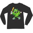 Lucky Shamrock Playing Baseball St Patrick's Kids Boys Unisex Long Sleeve T-Shirt Lucky Shamrock Playing Baseball St Patrick's Kids Boys Unisex Long Sleeve T-Shirt