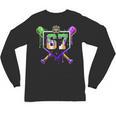 Mardi Gras Baseball Carnival Party Ice Cream Drip Boys Unisex Long Sleeve T-Shirt Mardi Gras Baseball Carnival Party Ice Cream Drip Boys Unisex Long Sleeve T-Shirt