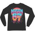 Mason 67 Costume Ice Cream Baseball Drip 6 7 Meme Six Seven Unisex Long Sleeve T-Shirt Mason 67 Costume Ice Cream Baseball Drip 6 7 Meme Six Seven Unisex Long Sleeve T-Shirt