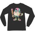 Melted Ice-Cream Baseball Mascot Pastel Pop Unisex Long Sleeve T-Shirt Melted Ice-Cream Baseball Mascot Pastel Pop Unisex Long Sleeve T-Shirt