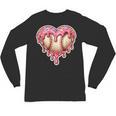 Melting Baseball Drip Heart Softball Player Lover Ice Cream Unisex Long Sleeve T-Shirt Melting Baseball Drip Heart Softball Player Lover Ice Cream Unisex Long Sleeve T-Shirt