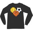Mom Sports Heart Soccer Basketball Baseball Softball Unisex Long Sleeve T-Shirt Mom Sports Heart Soccer Basketball Baseball Softball Unisex Long Sleeve T-Shirt